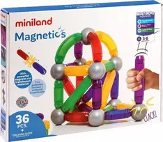 Miniland magnetinės kaladėlės (36 el.)