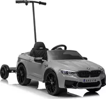 Vienvietis elektromobilis vaikams Lean Cars BMW M5, pilkas