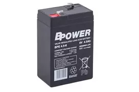 BPOWER BPE4.5-6 6V 4.5Ah akumuliatorius