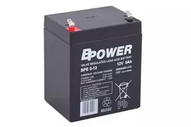 BPOWER BPE5-12 12V 5Ah AGM VRLA akumuliatorius