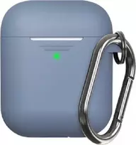 KeyBudz Elevate Keychain - silikono apsauginė dėklas AirPods 1 / 2 (granatas)