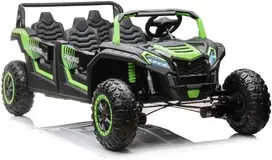 Lean Cars Elektromobilis Buggy A033 4x4 24V, žalias