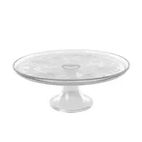 Tortinė iš stiklo ant kojelės 32cm "Rožė"