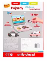 SMILY PLAY SP83883 transporto priemonių magnetinis dėlionės