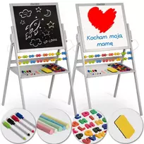 Ricokids magnetinė kreidinė lenta, besisukanti - pilka