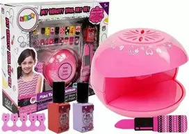 Lean Toys Vaikiškas nagų puošybos rinkinys su nagų džiovintuvu