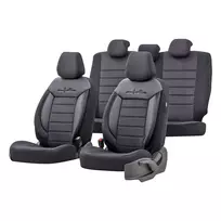 Amio Universalūs sėdynių užvalkalai OTOM, COMFORTLINE - juoda