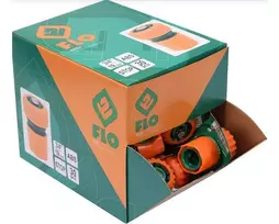 FLO SZYBKOZŁĄCZE DO WĘŻA OGRODOWEGO 3/4" Z FUNKCJĄ STOP BOX-30vnt.