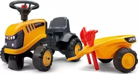 Falk Traktorius JCB Su Priekaba Oranžinis
