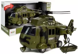 Lean Toys Karinis sraigtasparnis su garsais ir šviesomis, 1:16