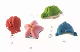 PlanToys vandens žaislų rinkinys- Jūros gyvūnai (PT5658)
