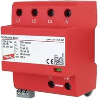Dehn viršįtampių ribotuvas B+C 4P 12.5/50kA 1.5kV nuotolinis signalizavimas DEHNshield DSH B TNS 255 FM 941406 - 941406