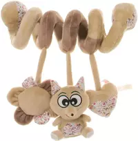 4Baby žaislas spiralė vežimėliui lapė F07