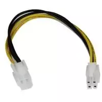 „StarTech ATX / EPS 4-pin“ - ATX / EPS 4-pin, 0,2 m, geltonas (ATXP4EXT)