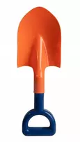 Smėlio kastuvėlis 33 cm vaikams Oranžinis WOOPIE