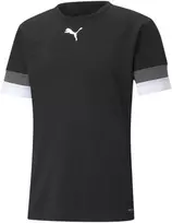 Puma Futbolo Marškinėliai Vyrams TeamRise Jersey Juodas 704932 03