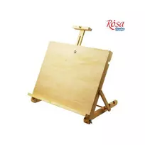 Stalinis molbertas A3 su lenta, 45x35cm Rosa Studio, pagamintas iš pušies