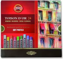 Sausos pastelės rinkinys Koh-i-Noor 24 sp
