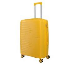 Vidutinis plastikinis lagaminas Travelite Pacific V Geltonas