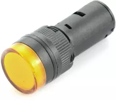 Oem Indikatorius 12V AC / DC - 19mm - geltona