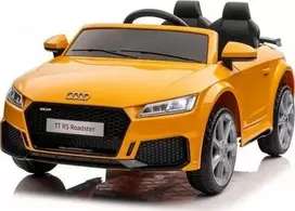 Lean Cars Vienvietis vaikiškas elektromobilis Audi TTRS, geltonas