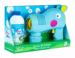 Muilo burbulų aparatas Hippo Blaster TM Toys 0161, mėlynas