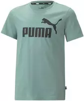 Puma Marškinėliai Paaugliams Ess Logo Tee Žalias 586960 84