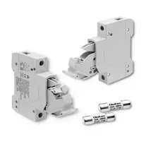 QOLTEC 52582 Saugiklio pagrindas su diodiniu nuolatinės srovės saugikliu / 1P / 1000V / 30A / 10x38 / saulės