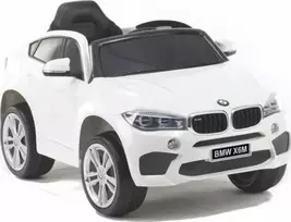 Lean Cars BMW X6 Baltas - Electric Ride On Car