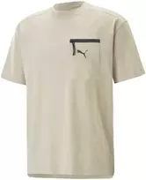 Puma Medvilniniai Marškinėliai Vyrams Open Road Tee Granola Creamy 673401 88