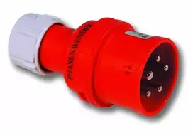 PCE Nešiojamas kištukas su fazių perjungikliu Twist 32A 400V 3P+N+N IP44 7025-6