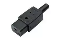 Bachmann Verschiedene BACH 915.174 IEC lizdas su Schuko C19 65C 16A 250V sw