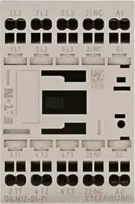 Eaton DILM maitinimo kontaktorius 3 polių 380V 400V 5,5kW 1R 24V DC spyruokliniai gnybtai 199248