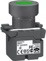 Schneider Electric Harmony XB5R belaidė ir be akumuliatoriaus mygtuko galvutė su siųstuvu Žalias Plastic ZB5RTA3