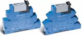 Finder Transmisijos sujungimo modulis 14mm 2P 8A 24V AC / DC kontaktai su AGNI varžtais DIN 35mm (38.52.0.024.0060)