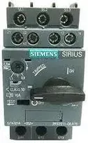 Siemens Wyłącznik silnikowy 3P 0,37kW 0,9-1,25A S00 (3RV2011-0KA10)