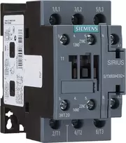 „Siemens“ galios kontaktorius 32A 3P 230V DC 1NO 1NC S0 (3RT2027-1AP00)