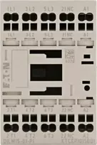 Eaton DILM maitinimo kontaktorius 3 polių 380V 400V 7,5kW 1R 24V DC įstumiami spyruokliniai gnybtai 199258