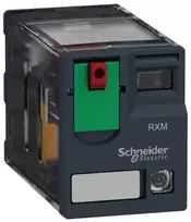 Schneider Electric Relpol Miniatiūrinė relė 2P 12A 230V AC (RXM2AB2P7)