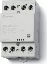 Finder Modulinis kontaktorius 63A 4Z 24V AC/DC aktyvavimo indikatorius, AgSnO2 kontaktas 22.64.0.024.4310