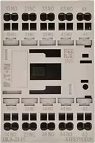 Eaton 24 V DC pagalbinis kontaktorius DILA 3Z+1R Push-In spyruokliniai gnybtai 199213
