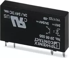 Phoenix Contact „Phoenix“ kontaktinė kietojo kūno relė 1NC 24 V DC 3A OPT-24DC/24DC/2 (2966595)