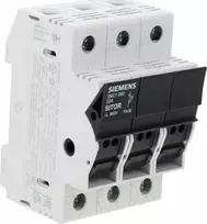Siemens Cilindrinis saugiklio jungiklis 3P 10x38mm 3NC1093