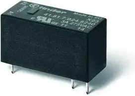Finder Spausdintinės plokštės miniatiūrinė relė 95.x5.x ir 93.x2 SSR OC 5A / 24V DC (41.81.0224.90224)