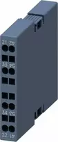 Siemens Pagalbinis kontaktų blokas S00 1Z+1R šoninis tvirtinimas 3RT2.1 kontaktoriams, spyruoklinė jungtis 3RH2911-2DA11