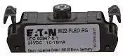 Eaton Plokščias RG LED lempos laikiklis raudona/žalia/geltona 12-30V AC/DC M22-FLED-RG (180799)