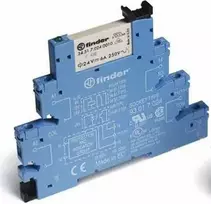 Finder Relės sukabinimo modulis 1P 6A 220 - 240V AC / DC 6.2mm AgNI kontaktai (38.51.0.240,0060)