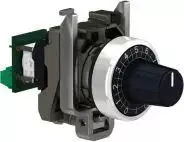 Schneider Electric Potentiometras 10kOhm 1W 22mm metalinė IP69K (XB4BD912R10K)