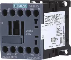 Siemens maitinimo kontaktorius 16A 3P 230V AC 1NC 0R S00 (3RT2018-1AP01)