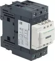Schneider Electric Schneider elektros maitinimo kontaktorius TeSys D 40A 3P 1NO 1NC ritė 24VDC dėžutės EVK gnybtai, LC1D40ABD